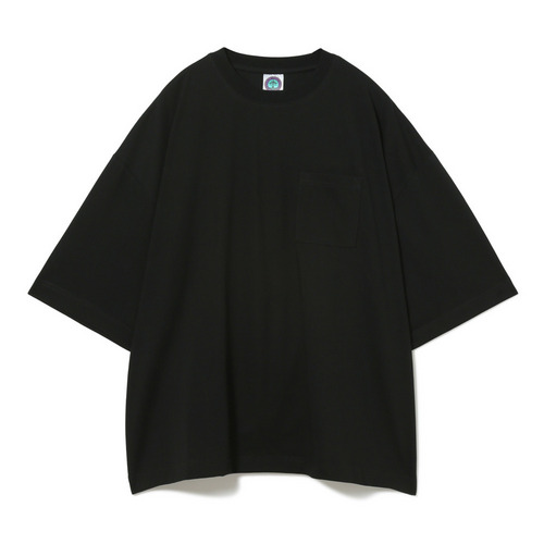 BSW ポケット半袖BIG Tシャツ(背面アーチロゴ) 詳細画像 ブラック 2