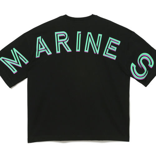 BSW ポケット半袖BIG Tシャツ(背面アーチロゴ) 詳細画像 ブラック 6