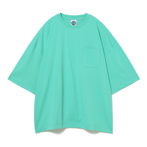 BSW ポケット半袖BIG Tシャツ(背面アーチロゴ) 詳細画像 ターコイズ 2