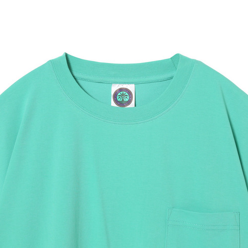 BSW ポケット半袖BIG Tシャツ(背面アーチロゴ) 詳細画像 ターコイズ 3