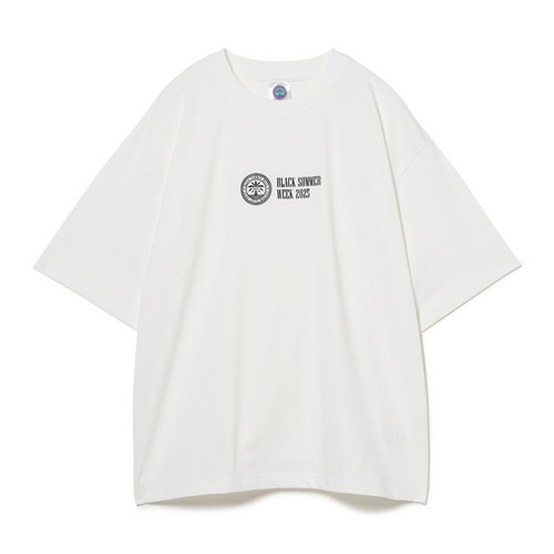 BSW 半袖Tシャツ(テキストロゴ/厚ラバープリント) 詳細画像 ホワイト 1