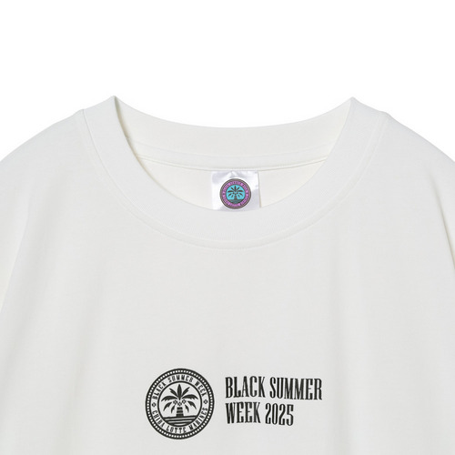 BSW 半袖Tシャツ(テキストロゴ/厚ラバープリント) 詳細画像 ホワイト 3