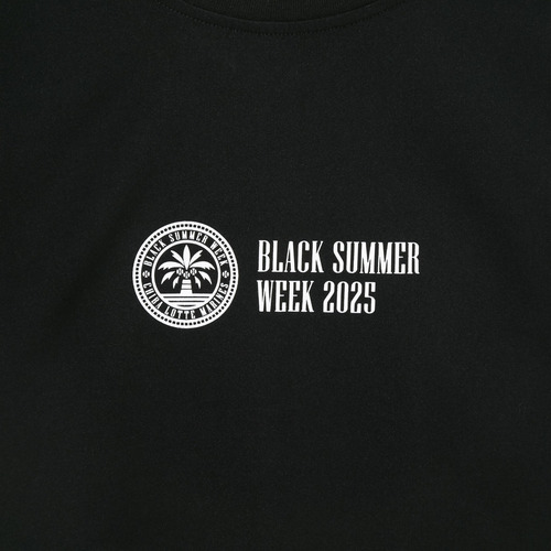 BSW 半袖Tシャツ(テキストロゴ/厚ラバープリント) 詳細画像 ブラック 6