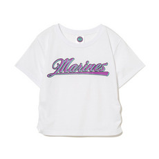 BSWレディース サイドギャザーTシャツ 詳細画像