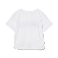 BSWレディース サイドギャザーTシャツ 詳細画像