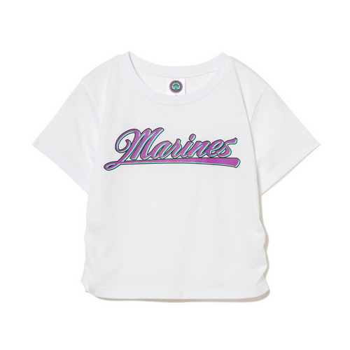 BSWレディース サイドギャザーTシャツ 詳細画像 ホワイト 1