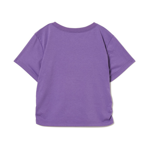 BSWレディース サイドギャザーTシャツ 詳細画像 パープル 2