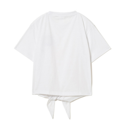 BSWレディース 裾結びTシャツ 詳細画像 ホワイト 4
