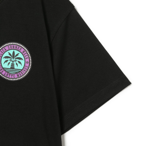 BSWレディース 裾結びTシャツ 詳細画像 ブラック 6