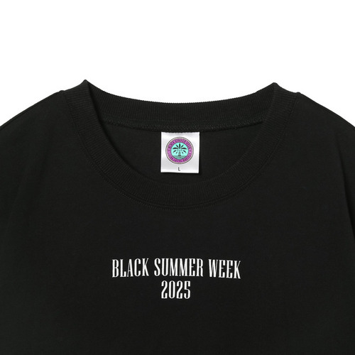 BSW半袖Tシャツ(サークルロゴ/ルミナスプリント) 詳細画像 ブラック 3