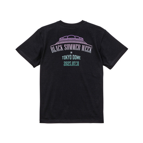 BLACK SUMMER WEEK 2025 IN TOKYO DOME Tシャツ 詳細画像 ブラック 2