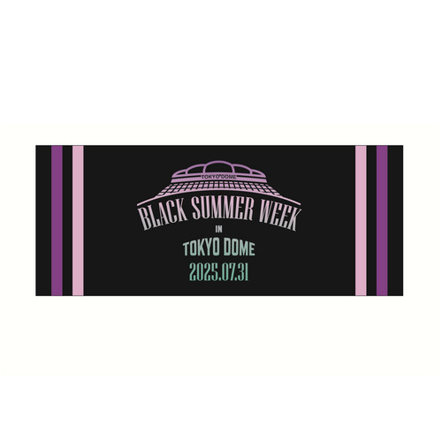 BLACK SUMMER WEEK 2025 IN TOKYO DOME フェイスタオル 詳細画像 1カラー 1