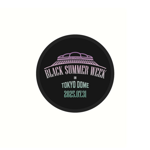 BLACK SUMMER WEEK 2025 IN TOKYO DOME ワッペン(イベントロゴ) 詳細画像 1カラー 1