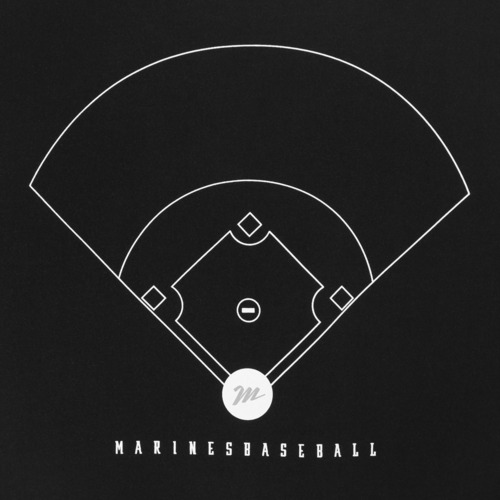 NCE2025 BASEBALLレギュラーフィットプリントＴシャツ 詳細画像 ブラック 7