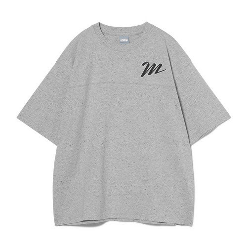 NCE2025 リサイクルフットボール切替プリントＴシャツ 詳細画像 グレー 1