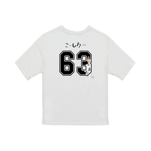 2025選手ニックネーム 半袖BIGTシャツ　ホワイト 詳細画像 1カラー 1