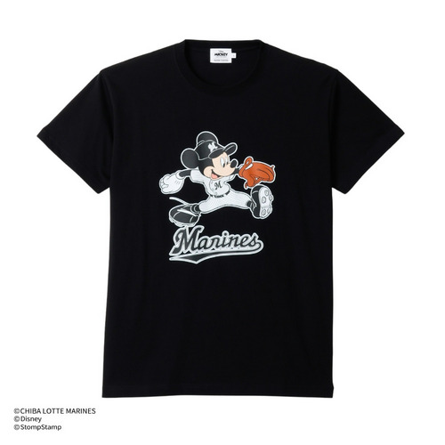 ミッキー/ピッチャーTシャツ 詳細画像 ブラック 1