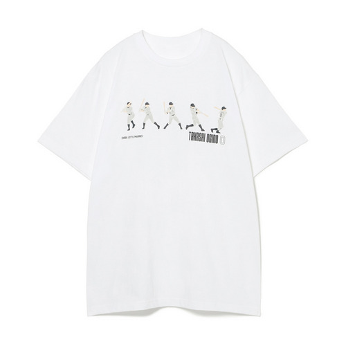 7選手展開 モーションイラストデザインTシャツ #0荻野 詳細画像 ホワイト 1