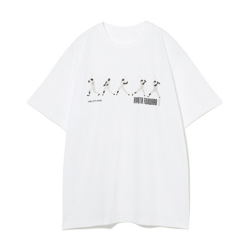 7選手展開 モーションイラストデザインTシャツ #1藤原 詳細画像 ホワイト 1