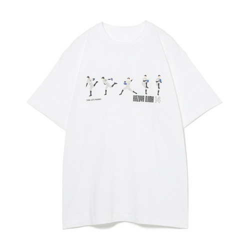 7選手展開 モーションイラストデザインTシャツ #14小島 詳細画像 ホワイト 1