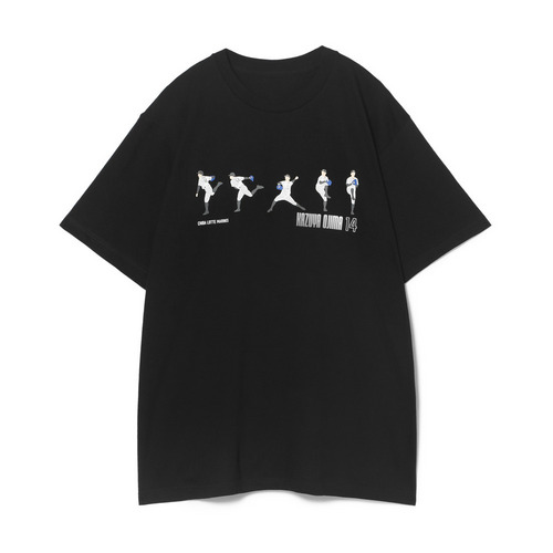 7選手展開 モーションイラストデザインTシャツ #14小島 詳細画像 ホワイト 2
