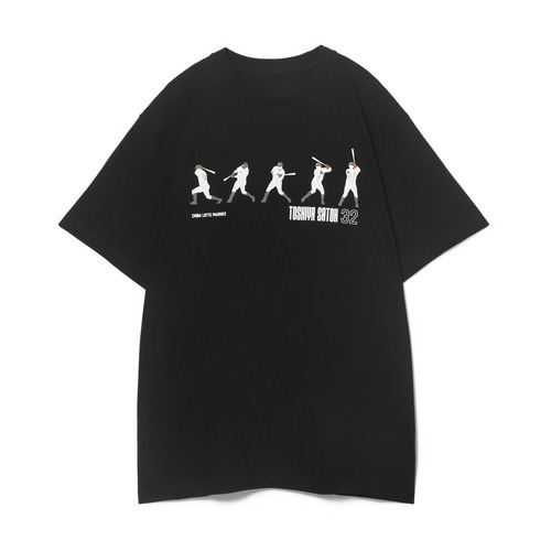 7選手展開 モーションイラストデザインTシャツ #32佐藤 詳細画像 ホワイト 2