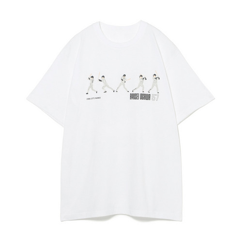 7選手展開 モーションイラストデザインTシャツ #57小川 詳細画像 ホワイト 1