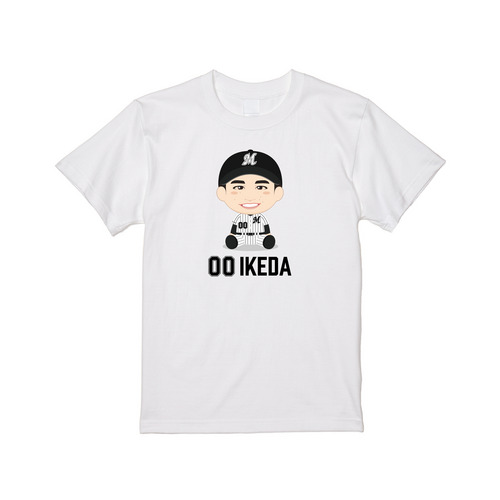 30選手展開　選手キャラクター Tシャツ(ホーム)　ホワイト 詳細画像 1カラー 1