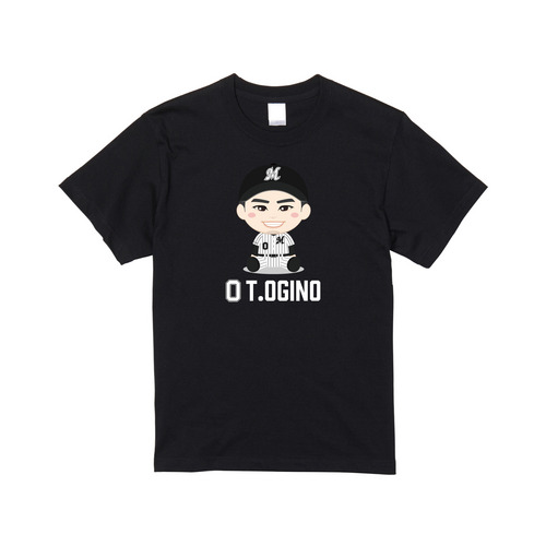 30選手展開　選手キャラクター Tシャツ(ホーム)　ブラック 詳細画像 1カラー 1