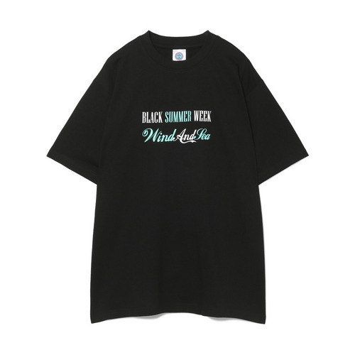 MARINES×WIND AND SEA BSWTシャツ (Text Logo) 詳細画像 ブラック 1