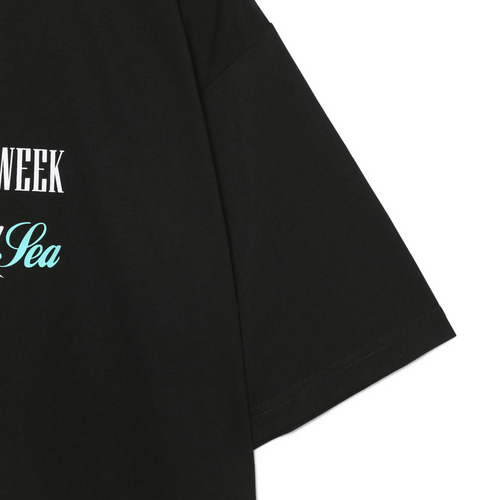 MARINES×WIND AND SEA BSWTシャツ (Text Logo) 詳細画像 ブラック 4