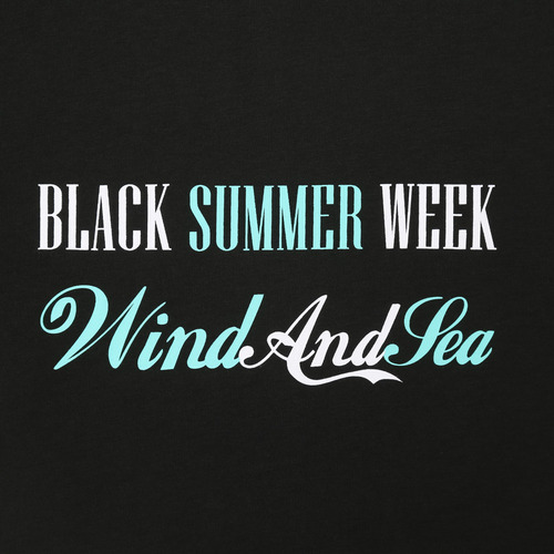 MARINES×WIND AND SEA BSWTシャツ (Text Logo) 詳細画像 ブラック 5