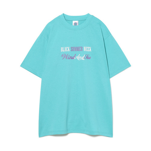 MARINES×WIND AND SEA BSWTシャツ (Text Logo) 詳細画像 ターコイズ 1