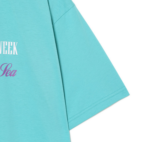 MARINES×WIND AND SEA BSWTシャツ (Text Logo) 詳細画像 ターコイズ 4