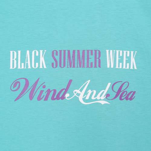 MARINES×WIND AND SEA BSWTシャツ (Text Logo) 詳細画像 ターコイズ 5