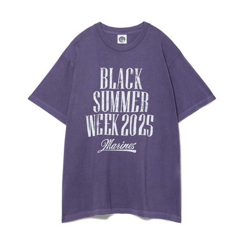 BSW半袖Tシャツ（テキストロゴ/ルミナスプリント） 詳細画像 パープル 1