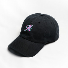 Marines BSW 2025 Mミニロゴ Stone Wash Cap Black