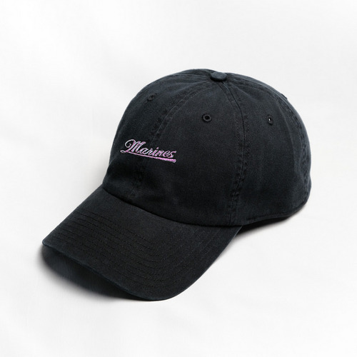 Marines BSW 2025  Marinesロゴ Stone Wash Cap Black 詳細画像 1カラー 1