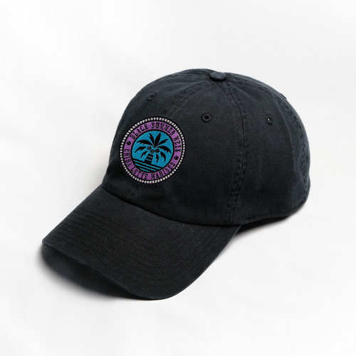 Marines BSW 2025 サークルロゴ Stone Wash Cap Black 詳細画像 1カラー 1