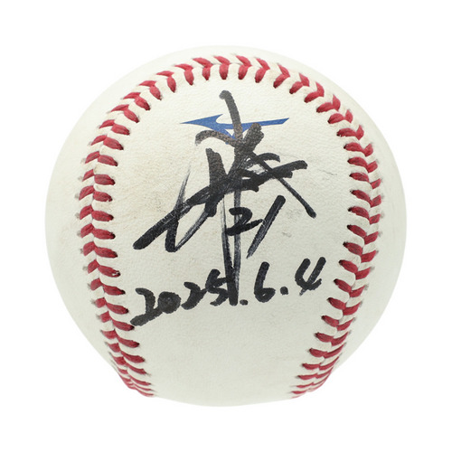 ヒーロー試合球A#21石川柊(2025.6.4)「移籍後初勝利！」