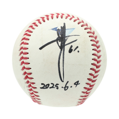 ヒーロー試合球B#61山本大(2025.6.4)「先制ホームラン！」