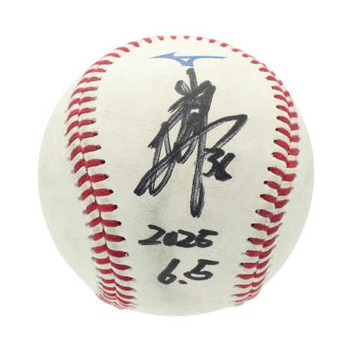 ヒーロー試合球B#36坂本(2025.6.5)「延長10回、無失点で抑え今季初勝利！」