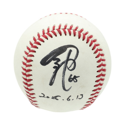 ヒーロー試合球A#65寺地(2025.6.13)「勝ち越しタイムリー、同点ソロで大活躍！」