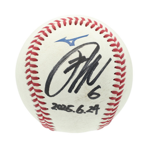ヒーロー試合球A#6西川(2025.6.24)「同点タイムリースリーベース！」