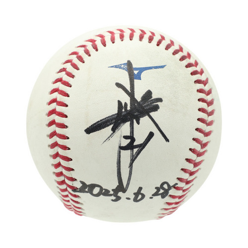 ヒーロー試合球A#21石川柊(2025.6.28)「6回無失点の好投で今季3勝目！」