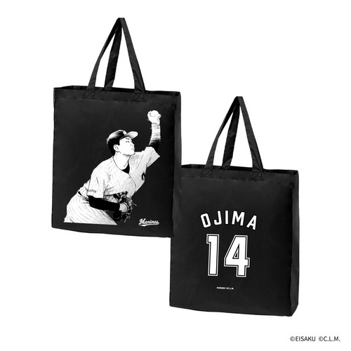 パ・リーグ6球団×窪之内英策 マリーンズ アートコレクション トートバッグ 14小島 詳細画像 1カラー 1