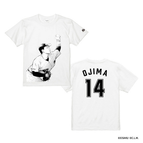 パ・リーグ6球団×窪之内英策 マリーンズ アートコレクション Tシャツ 14小島 詳細画像 ホワイト 1