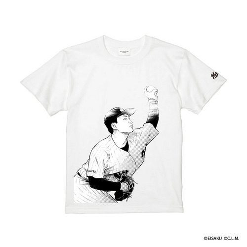 パ・リーグ6球団×窪之内英策 マリーンズ アートコレクション Tシャツ 14小島 詳細画像 ホワイト 2