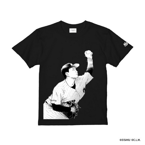 パ・リーグ6球団×窪之内英策 マリーンズ アートコレクション Tシャツ 14小島 詳細画像 ブラック 2