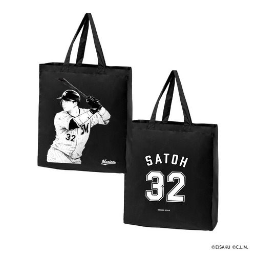 パ・リーグ6球団×窪之内英策 マリーンズ アートコレクション トートバッグ 32佐藤 詳細画像 1カラー 1